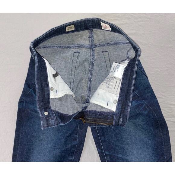 AG Adriano Goldschmied Stevie Slim Straight Stretch Denim Jeans Men's Size 26R - Picture 3 of 5